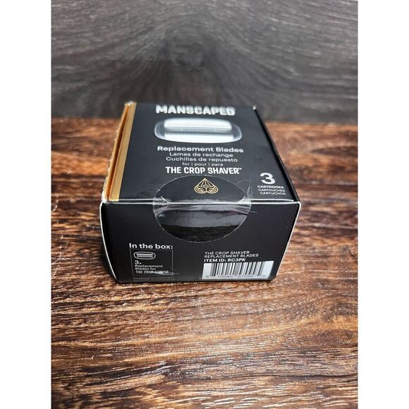 SEALED! Manscaped The Crop Shaver Replacement Blades 3 Cartridges Set - Picture 7 of 7